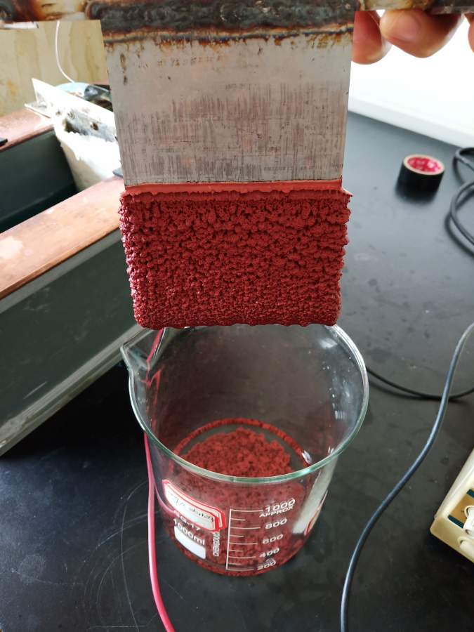 各位大神,电解铜粉怎么会成海绵状的海绵铜?-1