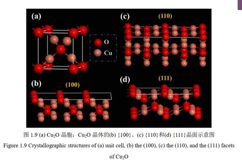 氧化铜晶体结构图片