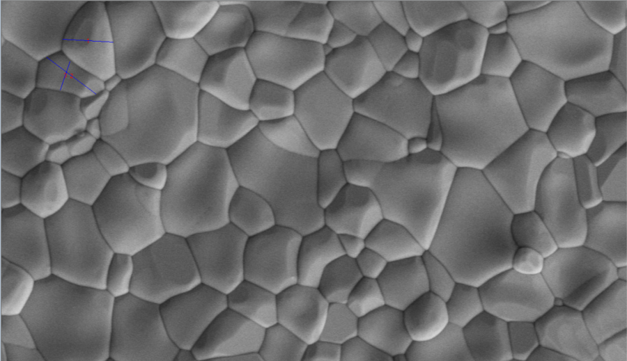 使用nanomeasure标定sem图片晶粒尺寸分布的疑问